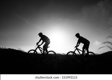 Moutain Bike Silhouette