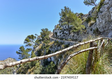 Moutain Point Of View At The Top Of Talaia D'Alcudia