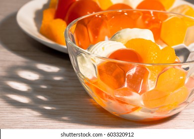 Mouthwatering Orange Jelly- Jello 