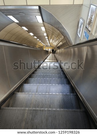 Similar – Turnpike Lane Escalator