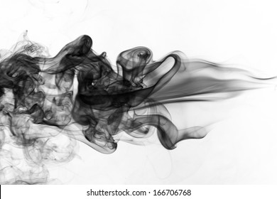 Movement Of Black Smoke.