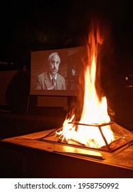 Movie Night By The Fire