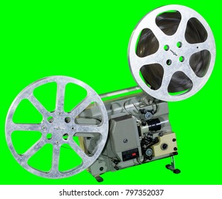 A movie projector is an opto-mechanical device for displaying motion picture film by projecting it onto a screen. The first movie projector was invented by British photographer in 1879 - Powered by Shutterstock