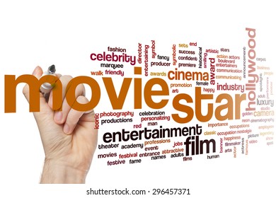 Movie star word cloud concept - Powered by Shutterstock