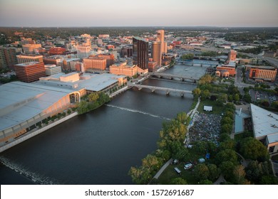 Movies On The Grand River In Grand Rapids, Michigan