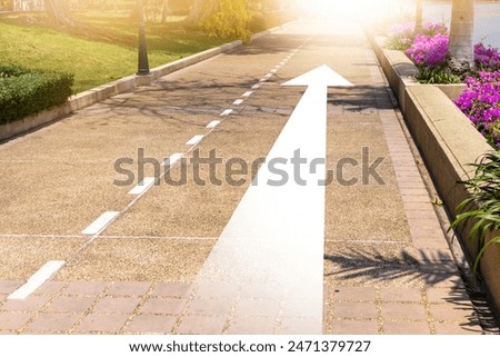 Moving background abstraction reaching the objective,The idea of moving forward in work,future travel,next route