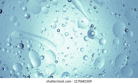 Moving Bubbles on Light Background, macro shot. - Shutterstock ID 2170681509