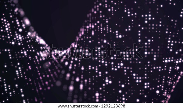Moving Particle Animation Background Flowing Light Stock Photo Moving Particle Animation Background Flowing Light Stock Photo