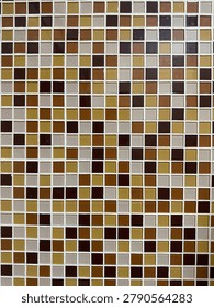Mozaic texture tiles small pattern interior