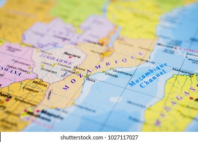 Mozambique On Map