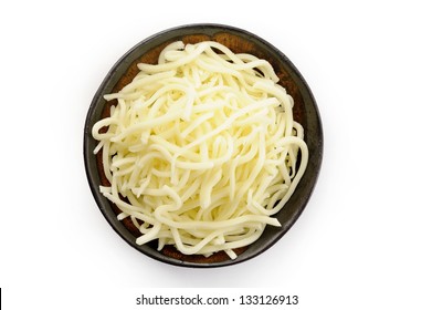 Mozzarella Cheese On Bowl