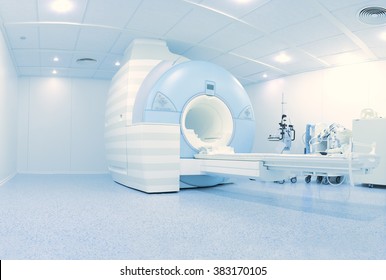 MRI (nuclear magnetic resonance imaging) laboratory with high technology contemporary equipment