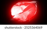 An MRI scan of the heart showing detailed cross-sectional anatomy, used for evaluating heart function and structure, providing a clear image of the heart chambers and surrounding tissues.