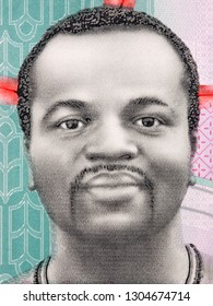 Mswati III, A Portrait From Swazi Money 
