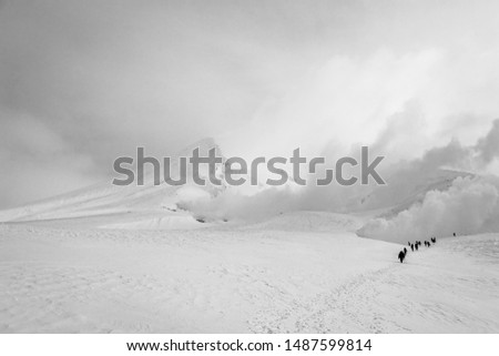 Similar – Foto Bild Skitour | Aufstieg | Arlberg | Österreich