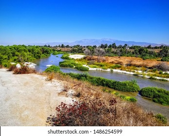 Mt. Baldy Across The Santa Ana River