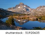 Mt. Davis over Thousand Island Lake