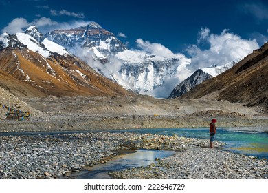 Mt, Everest, Tibet Ladscape