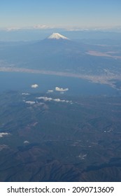 Mt. Fuji Aerial View In Early Winter