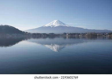Mt Fuji Reflection Lake Kawaguchi