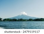 Mt fuji seen from lake Kawaguchi