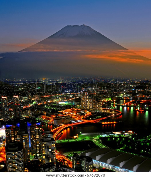 Mt Fuji Yokohama City Stock Photo (Edit Now) 67692070