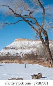 Mt. Garfield From Palisade, Colorado