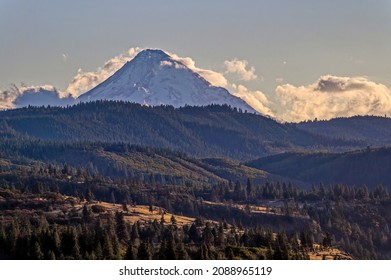 Mt Hood From Catherine Creek Recreation Area, Columbia River Gorge