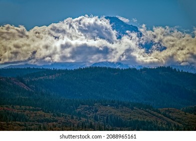 Mt Hood From Catherine Creek Recreation Area, Columbia River Gorge