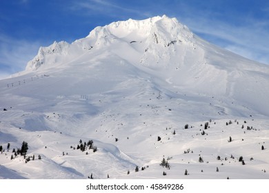 Mt. Hood In Winter.