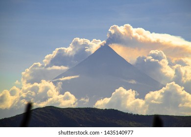 Mt. Mayon Covered With Clouds