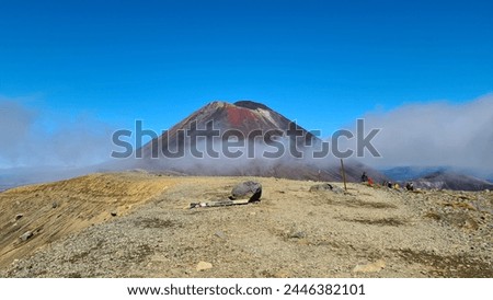 Mt Ngauruhoe (Mt doom) from the Tonariro Crossing