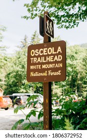 Mt Osceola Trail Head Park Sign