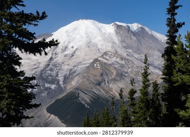 Mt. Rainier at sunrise from Sunrise
