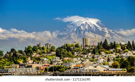 Mt. Rainier From Tacoma, WA