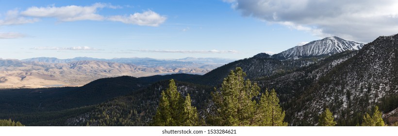 Mt Rose Overlooking Washoe Valley And Lake