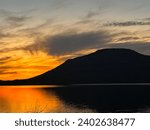 Mt Scott Lake Lawtonka Oklahoma sunset