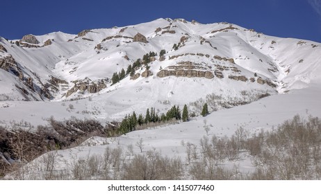 Mt Timpanogos Covered In Snow