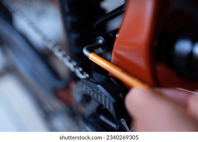 Mtb service, bike tool workshop  - Shutterstock ID 2340269305
