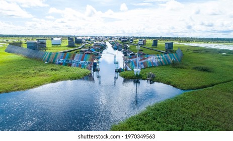 Muara Enggelam Gate Of Village Danau Melintang Kutai Kartanegara