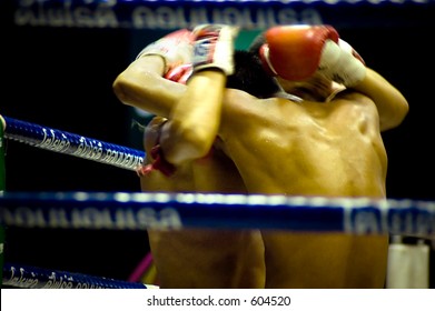 Muay Thai At Lumpini Stadium, Bangkok, Thailand