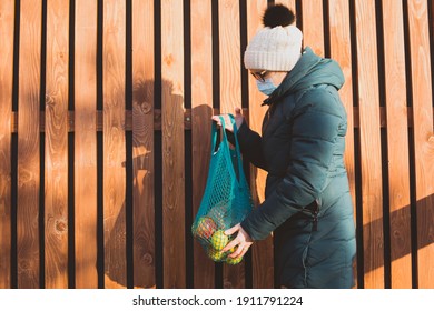 Much Easier Shopping With See Through Mesh Bag