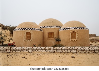 Mud Brick Houses In Siwa Oasis, Egypt