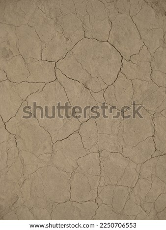 Mud Crack Texture on Ground at Racetrack Playa, Death Valley