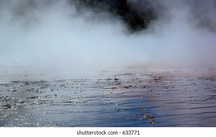 Mud Flats and Steam
