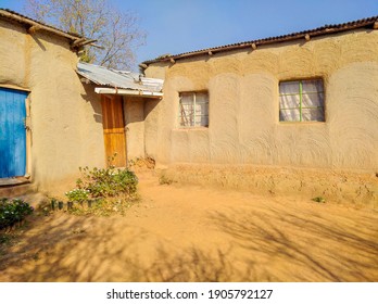 Mud Houses In Zulu Village