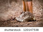 Mud race runner