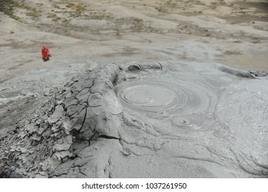 Mud Volcano Mud Dome Landform Created Stock Photo 1037261950 | Shutterstock