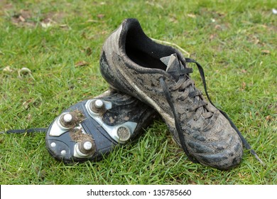 Muddy Football Boots