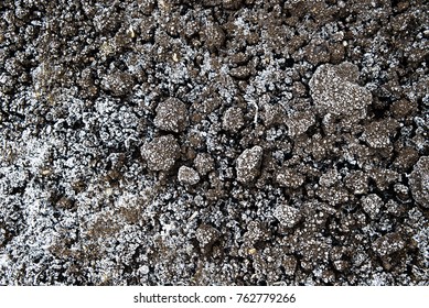 frozen ground texture